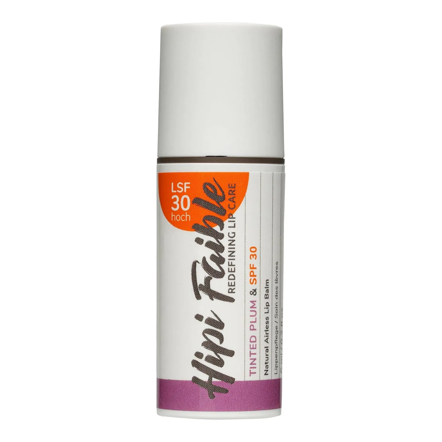 Тонирующий бальзам для губ Hipi Faible Plum с SPF 30 Hipi Faible, Tinted Plum & Spf 30