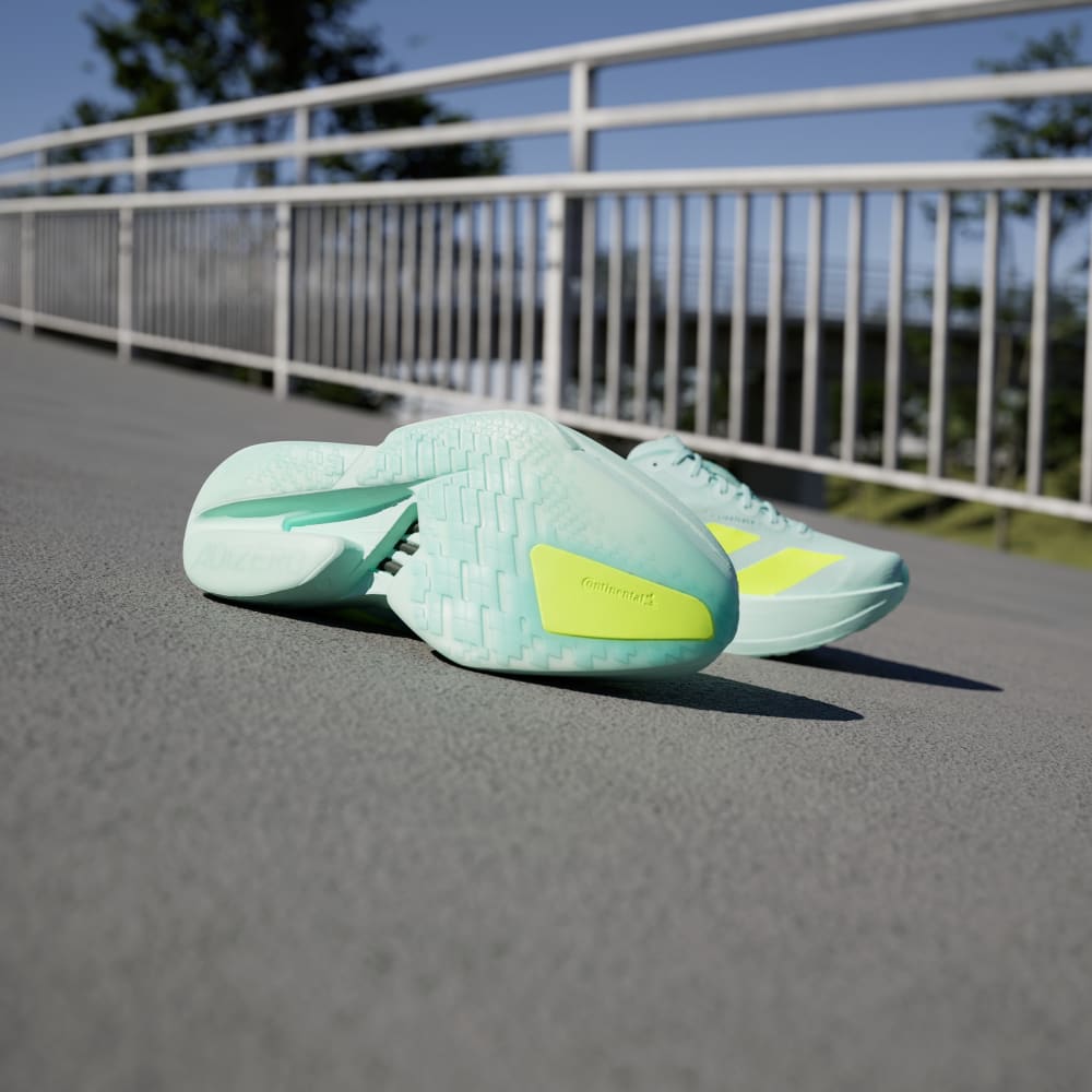 Кроссовки Adidas Adizero Adios Pro 4 Shoes, цвет Semi Flash Aqua/Lucid Lemon/Mint Ton — фото 3