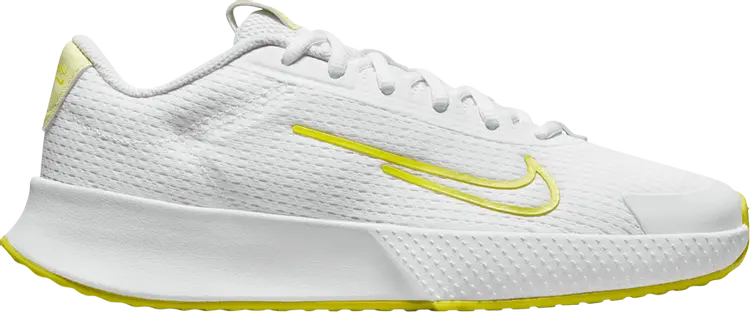 Кроссовки Wmns NikeCourt Vapor Lite 2 HC 'White High Voltage', белый