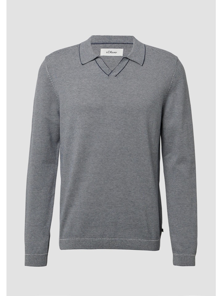 

s.Oliver Вязаный свитер цвета 58G1_синий