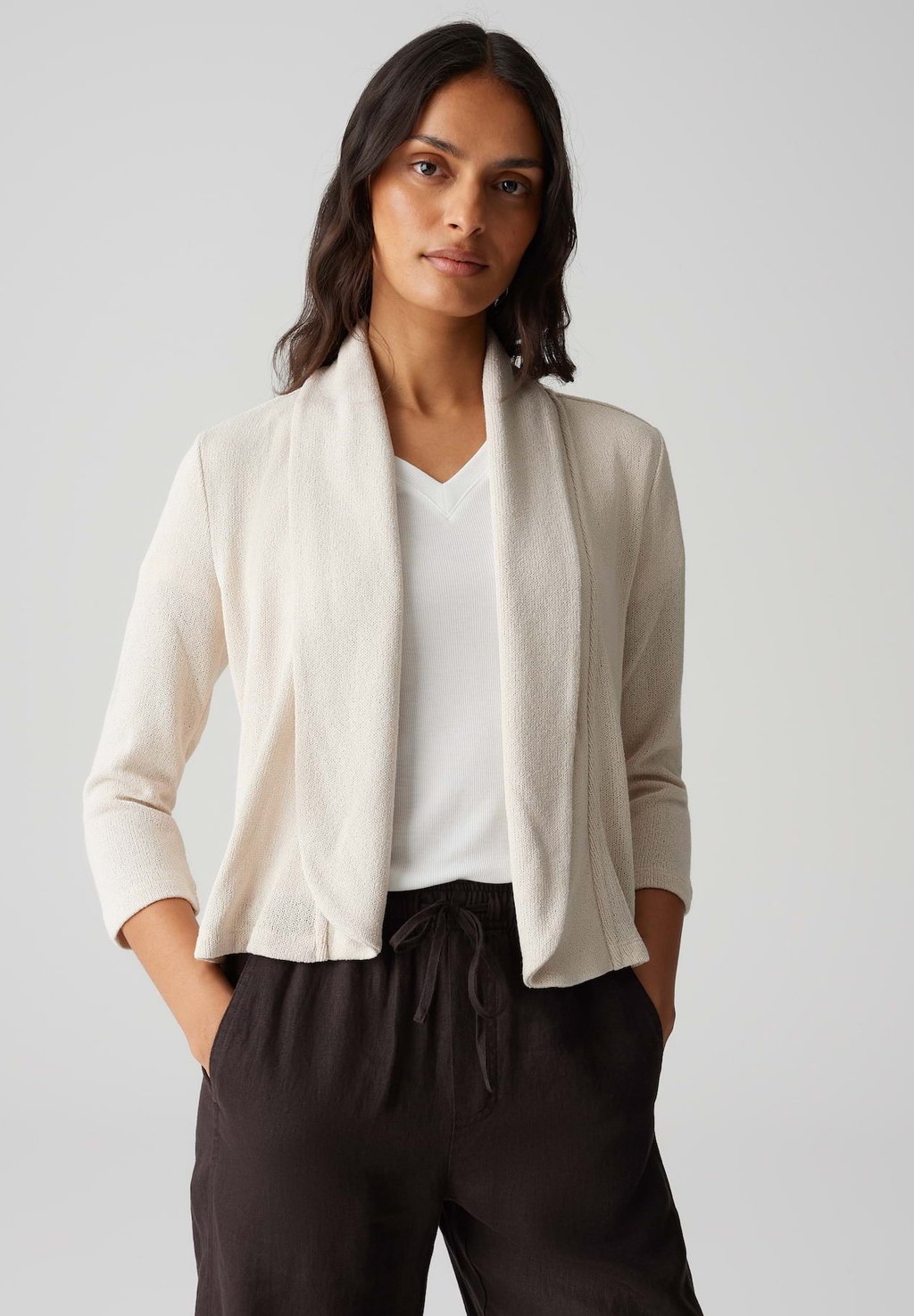 

Кардиган RELAXED FIT 3/4 SLEEVE OPUS, бежевый