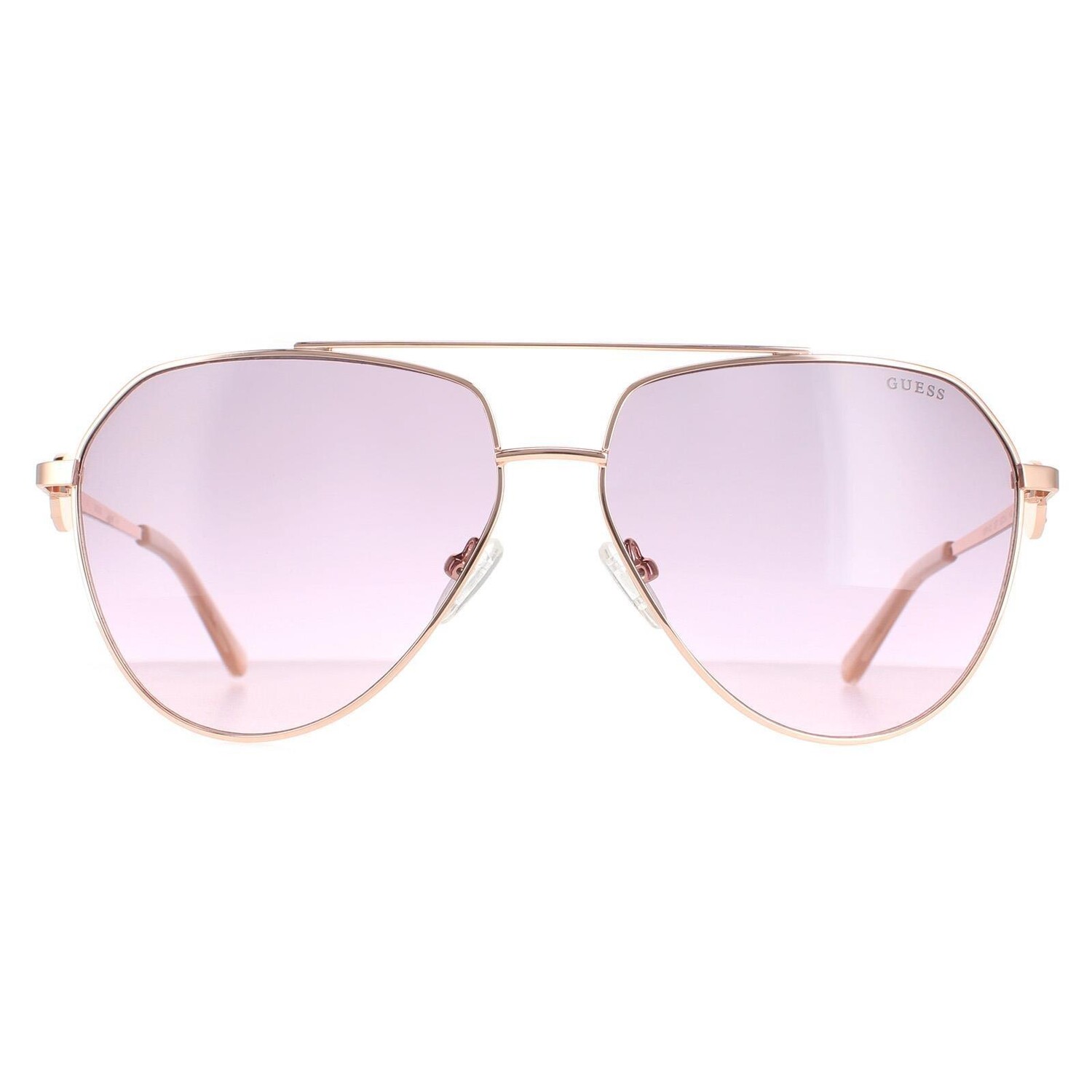 

Авиатор блестящее розовое золото бордо с градиентом GF6140 Guess, золото