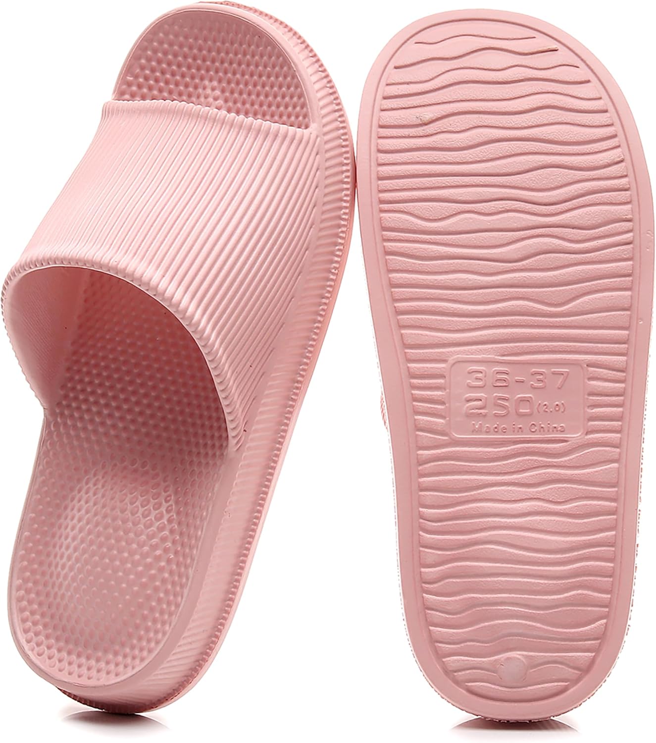 

Безумные женские и мужские домашние тапочки Cloud, для улицы и дома, с подушечками, противоскользящие, быстросохнущие, для душа, легкие с подошвой из EVA, экологичные повседневные обувь Crazy Lady, розовый