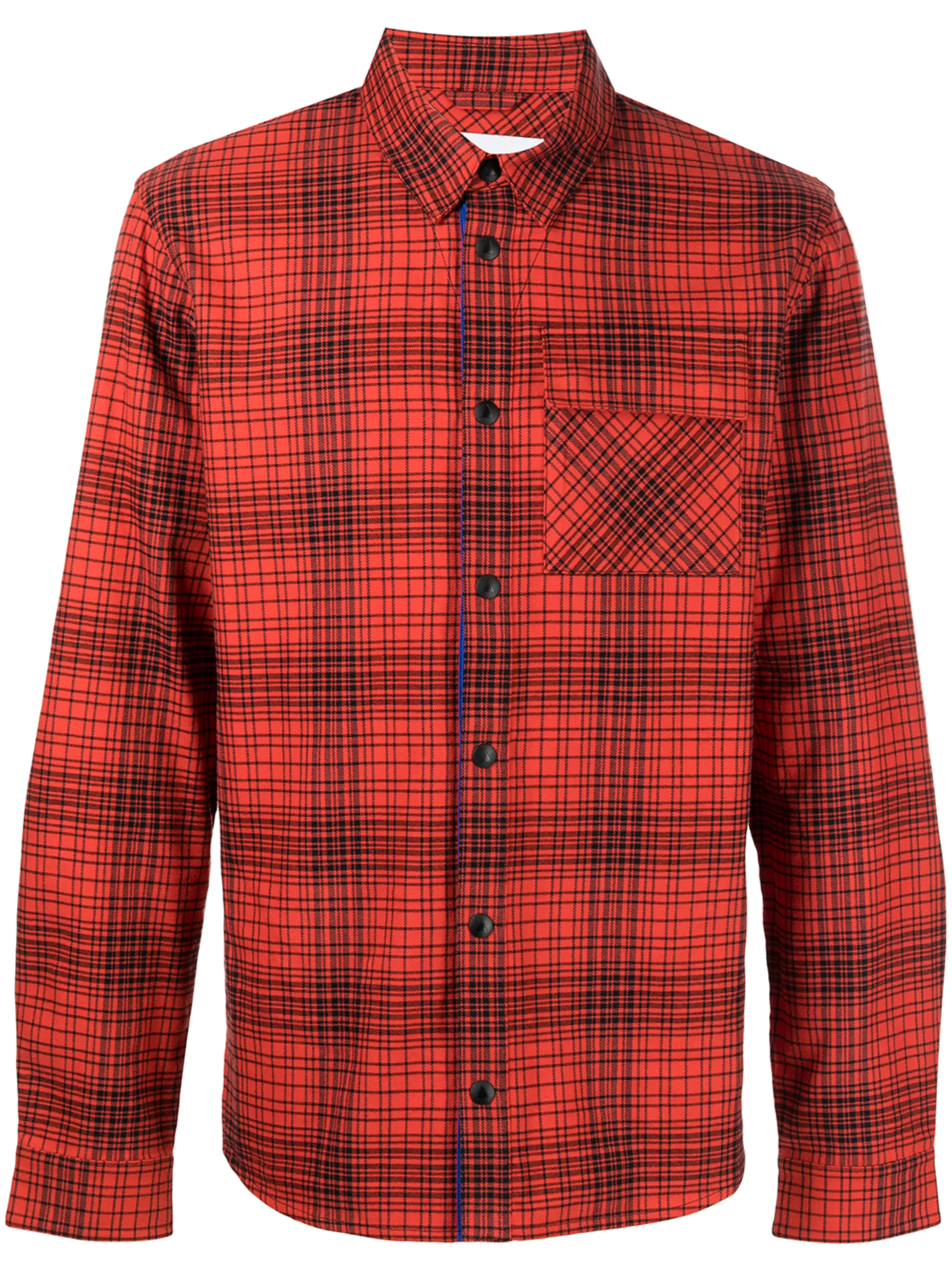 

Клетчатая рубашка с длинными рукавами Aztech Mountain, оранжевый