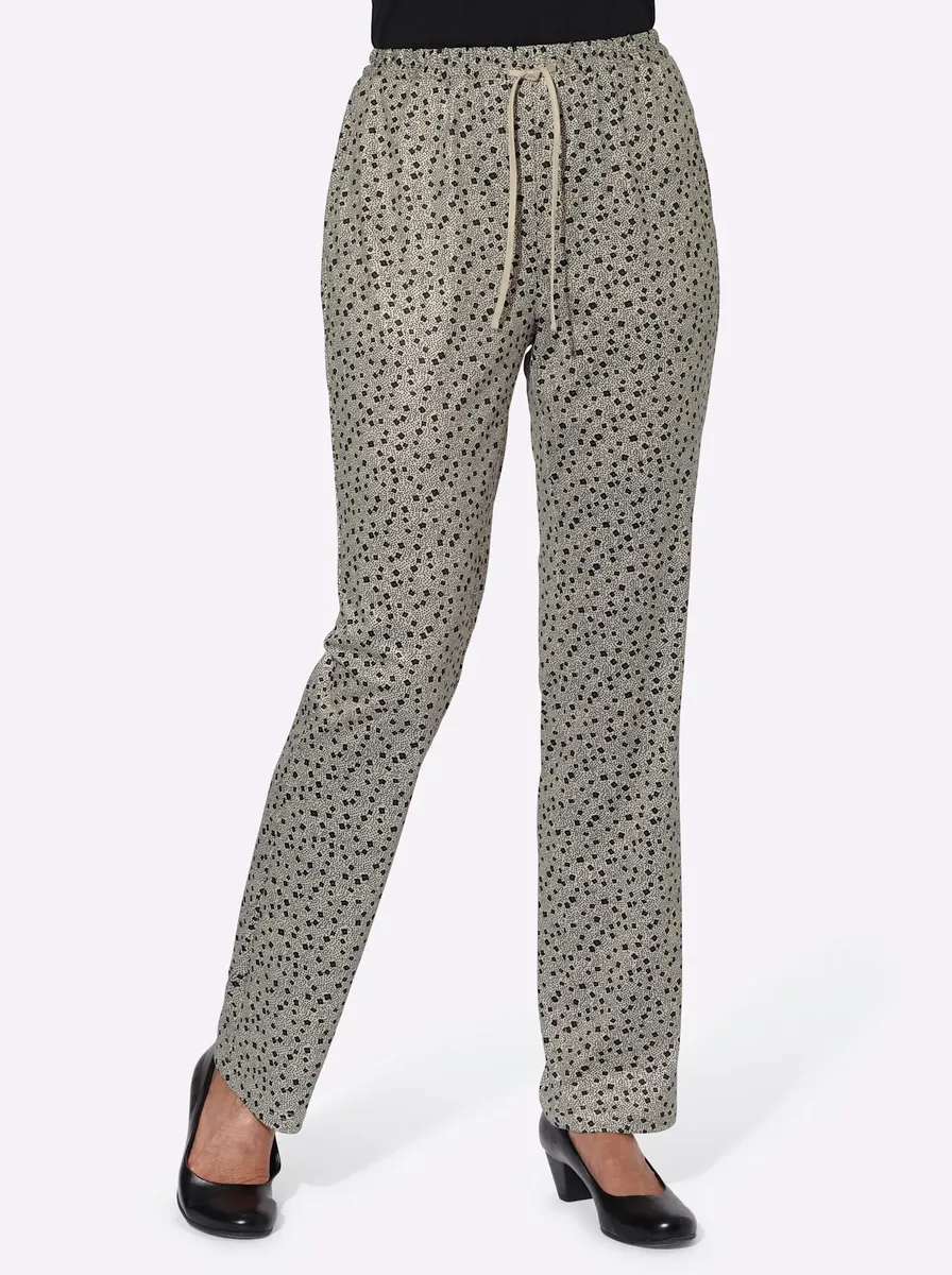 

Трикотажные брюки Classic Basics, цвет Sand-Millefleurs