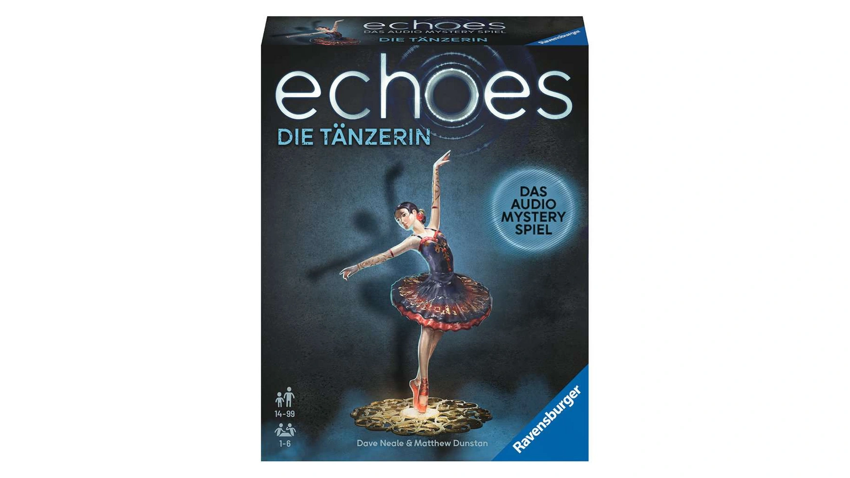 

Ravensburger Spiele отголоски The Dancer аудиозагадочная игра для детей от 14 лет и старше, для 1-6 игроков, серия игр