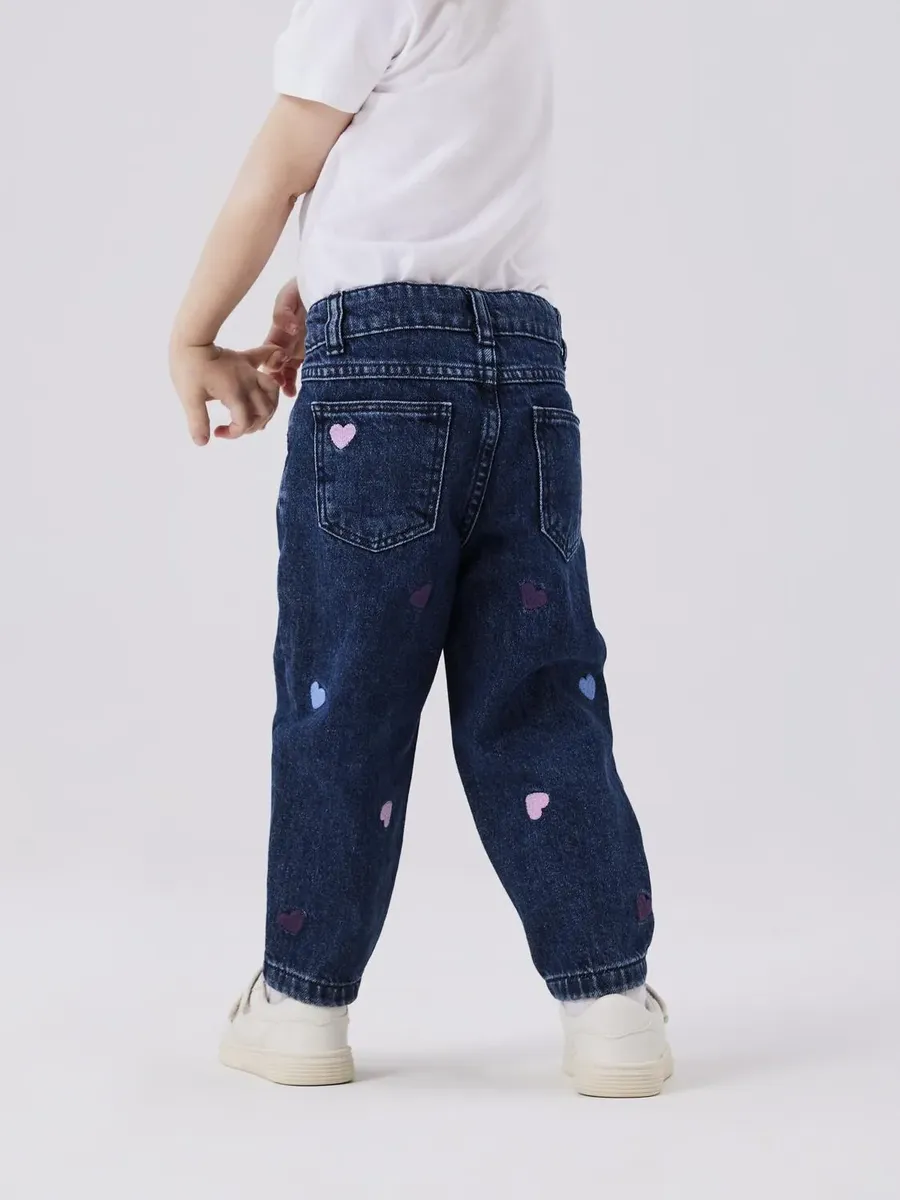

Прямые джинсы Name It "NMFBELLA MOM JEANS 3110-BE NOOS", синий