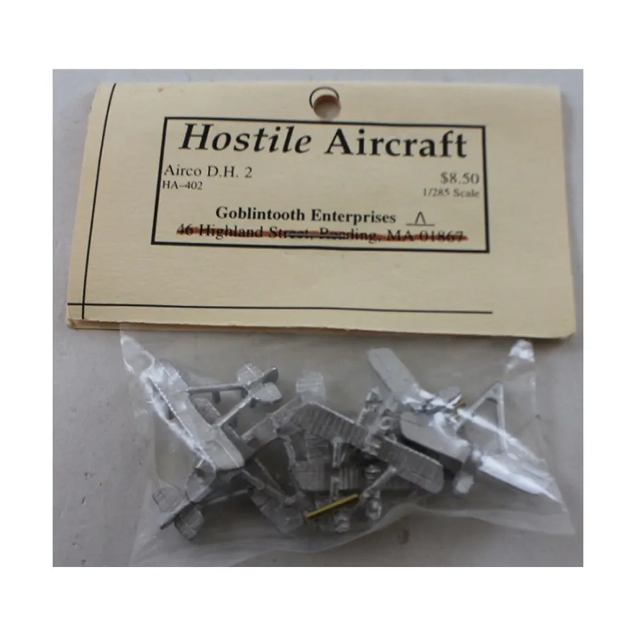 

Кондиционер DH-2, Hostile Aircraft Miniatures - United Kingdom Great War (1:285)