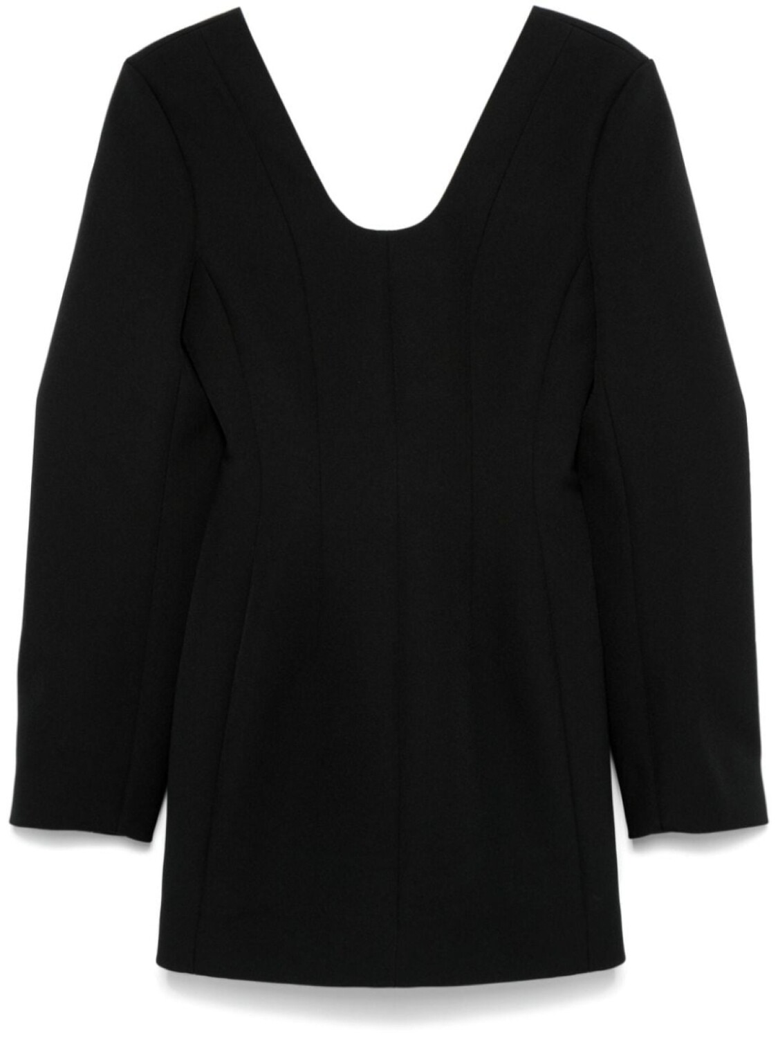 

Carven платье мини со вставками, черный