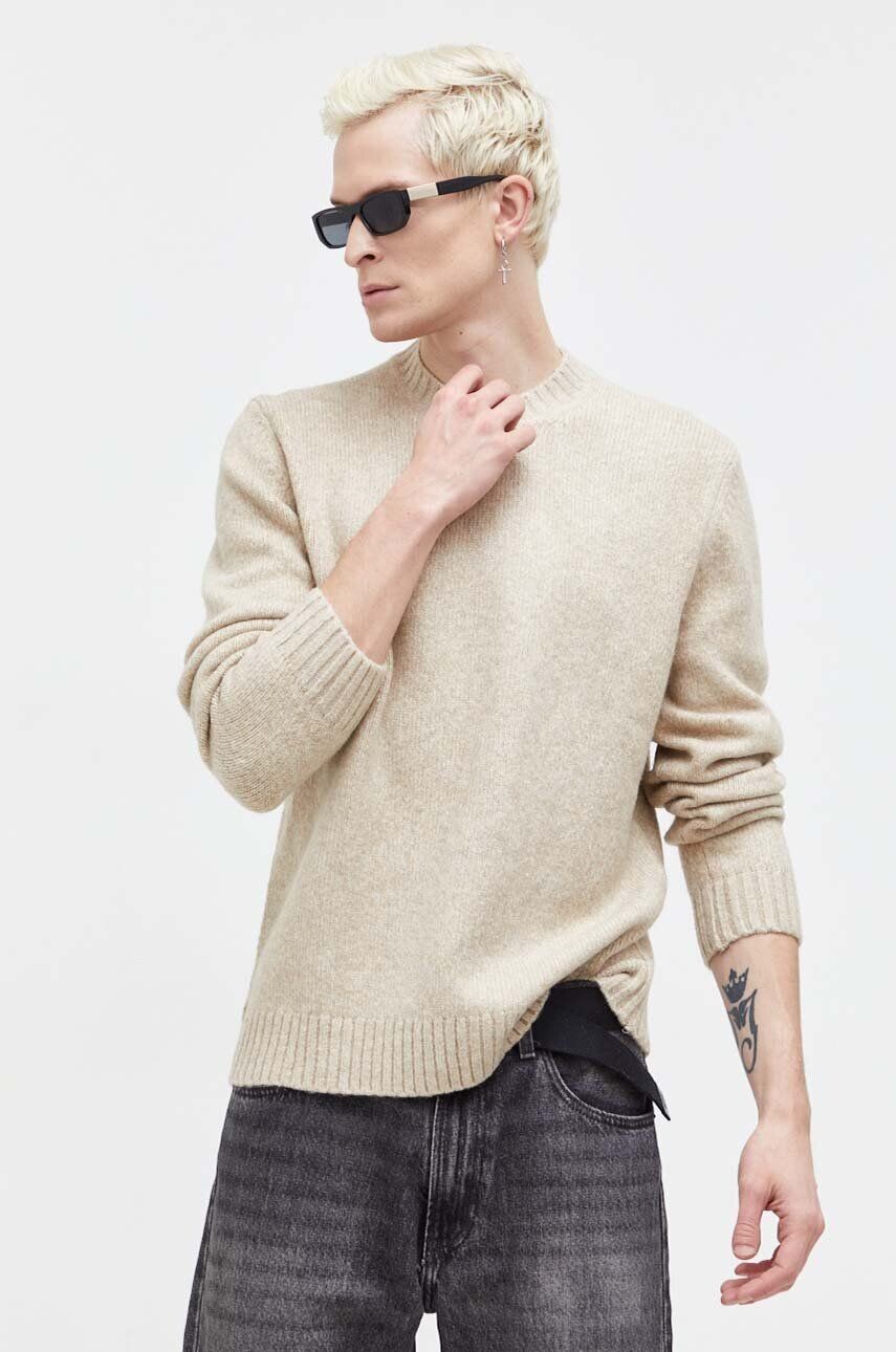 

Свитер Abercrombie & Fitch, бежевый