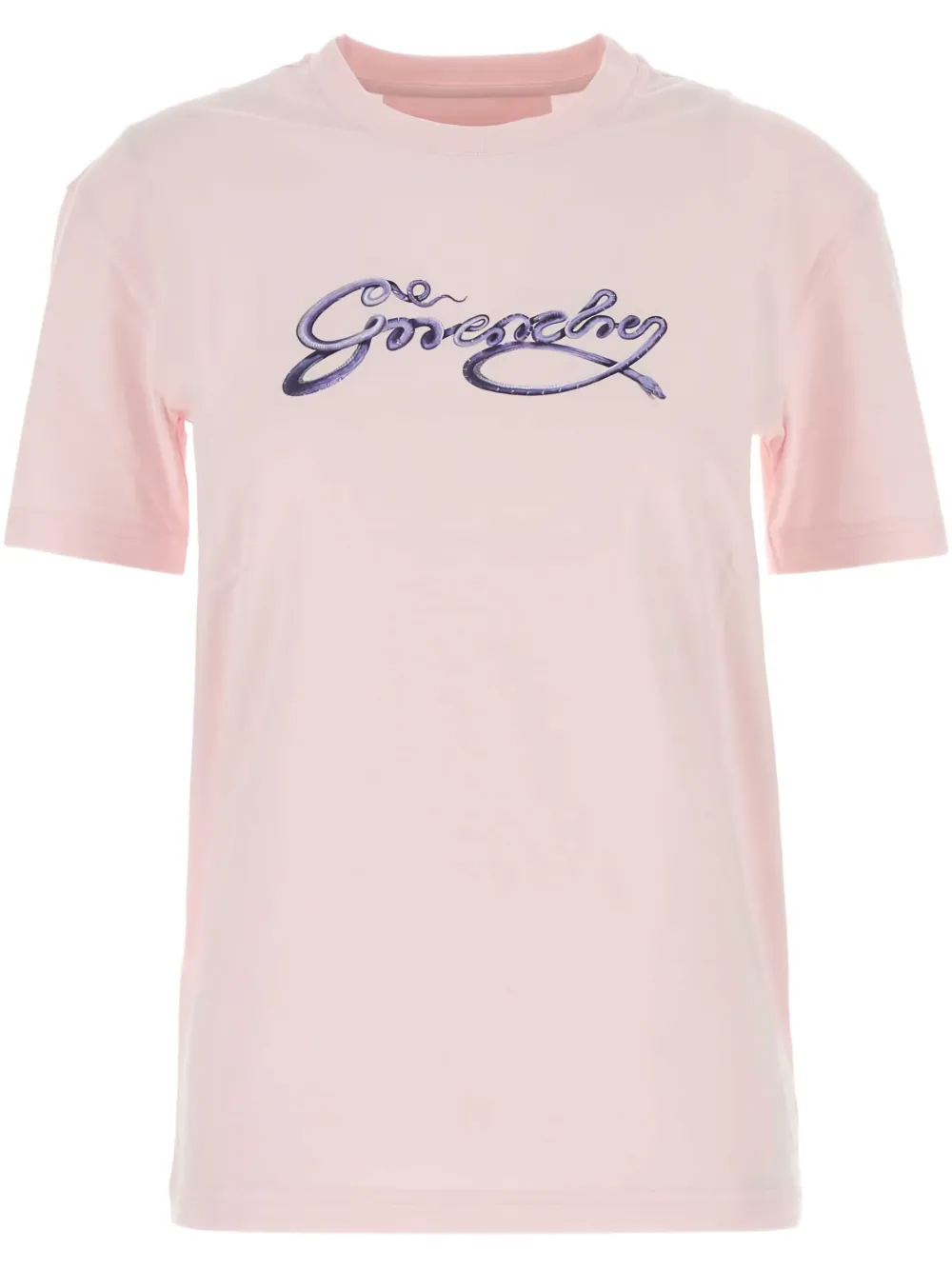 

Футболка с вышитым логотипом Givenchy, розовый