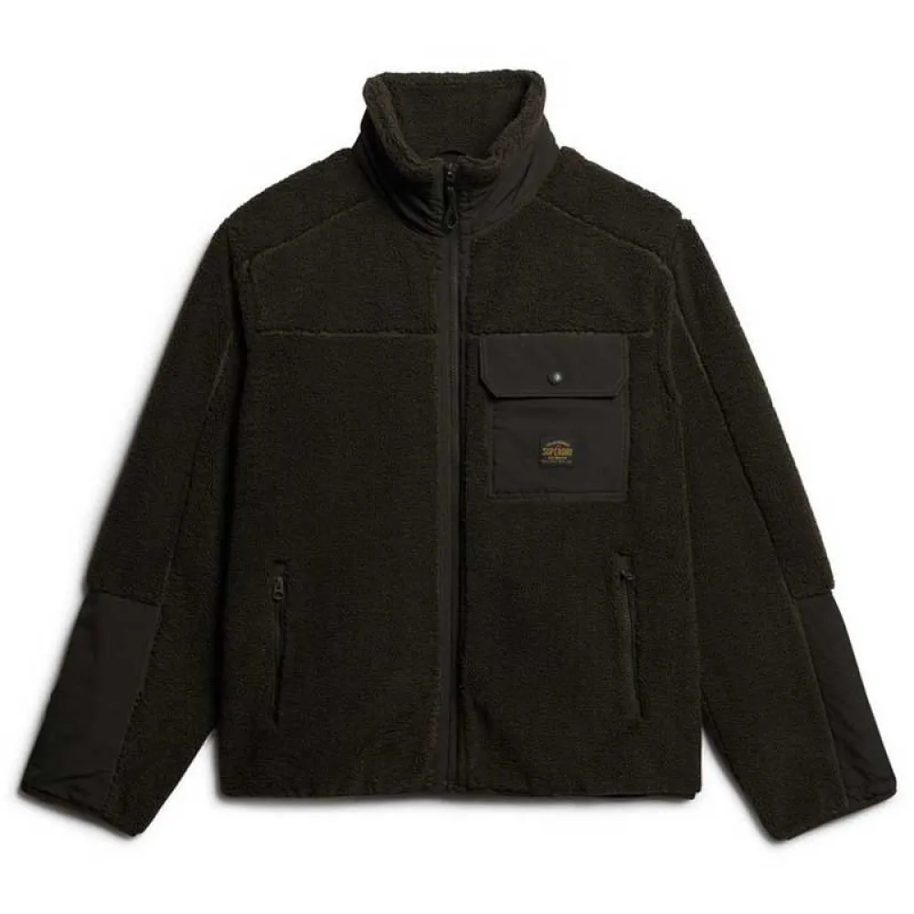 

Куртка Superdry Expedition Borg Hybrid, зеленый