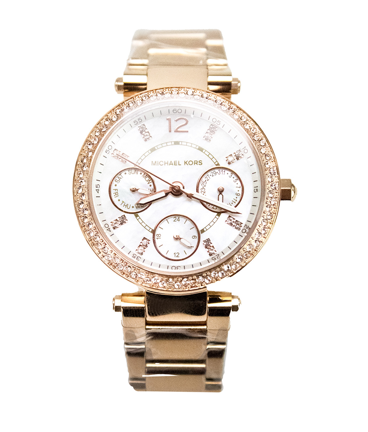 

Часы Parker 35 мм из розового золота и нержавеющей стали MK5616 Michael Kors