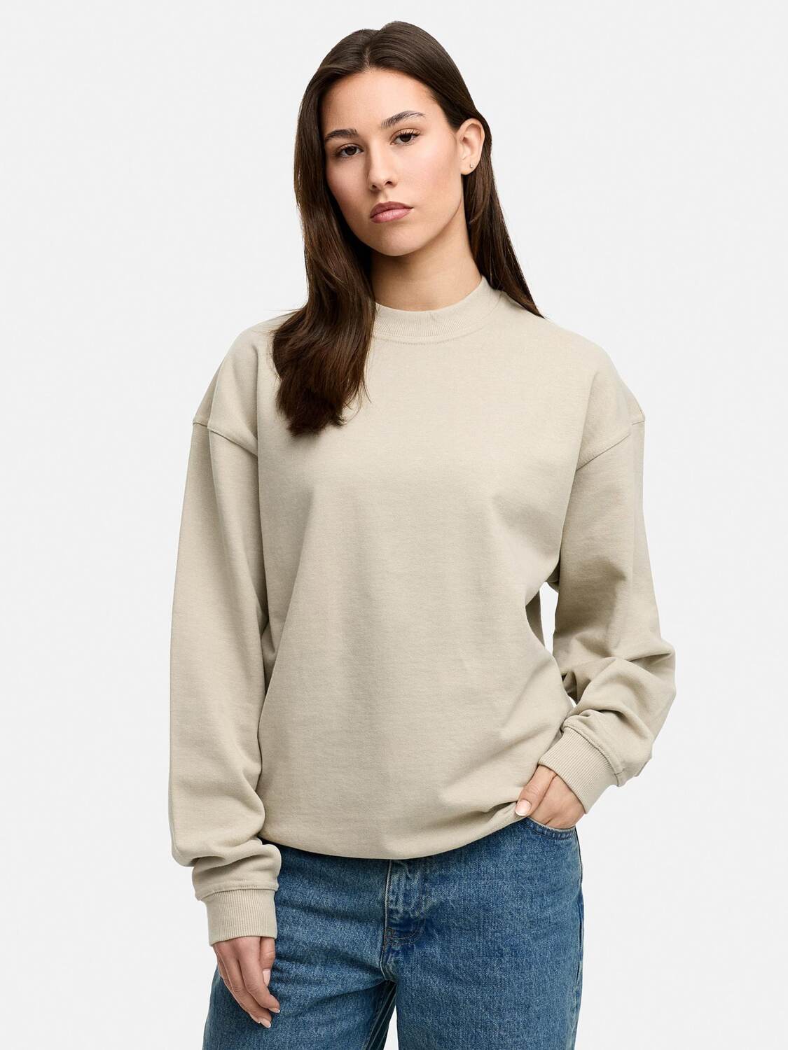 

Daily Cotton Свитшот 'DCSORIA' в цвете Taupe, Коричневый, Daily Cotton Свитшот 'DCSORIA' в цвете Taupe