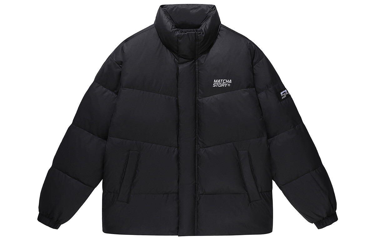

MATCHA STORY Стеганая куртка унисекс, Черный