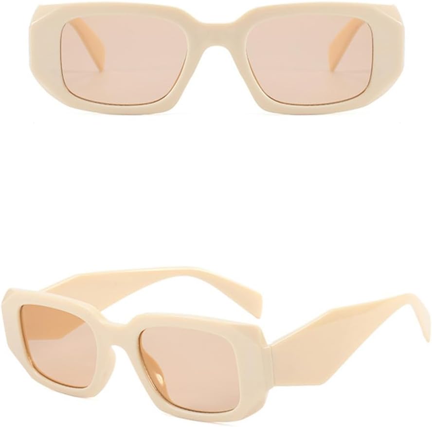 

Женские солнцезащитные очки в форме маленького многоугольника и прямоугольника, ретро-солнцезащитные очки, мужские солнцезащитные очки с защитой от УФ-излучения UV400 HDUBFY, 5