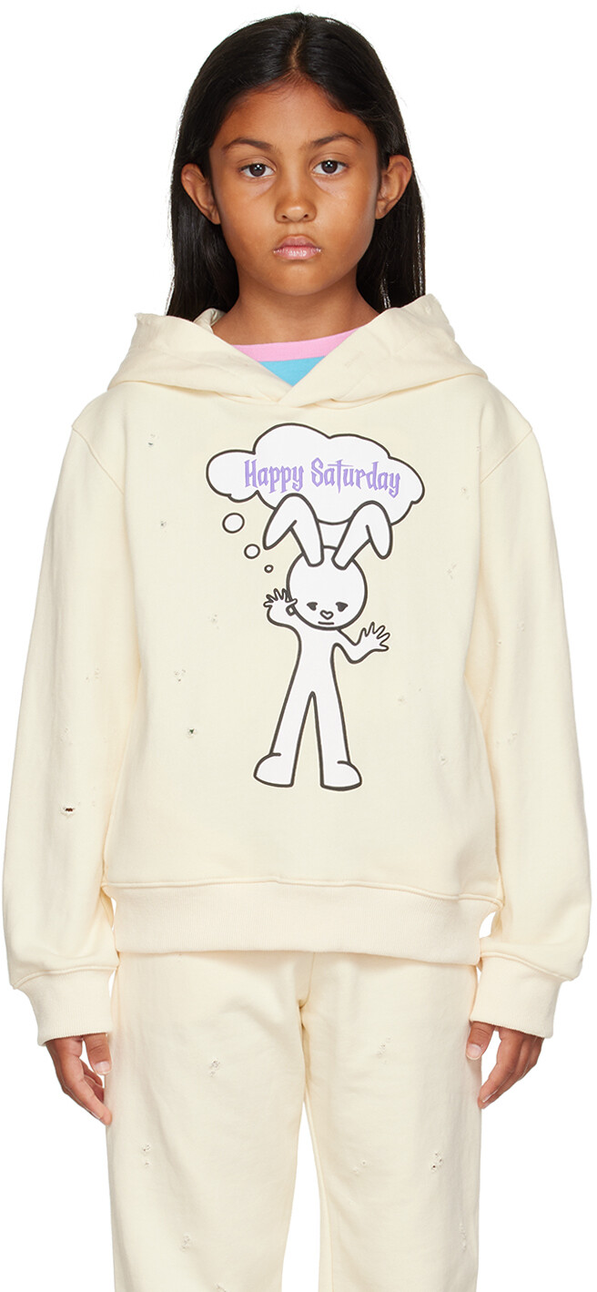 

NZKidzzz Kids Бежевый худи Happy Saturday