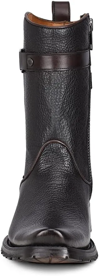 

Мужские ботинки Cuadra из черной телячьей кожи с молнией, 1J2JRS, черный