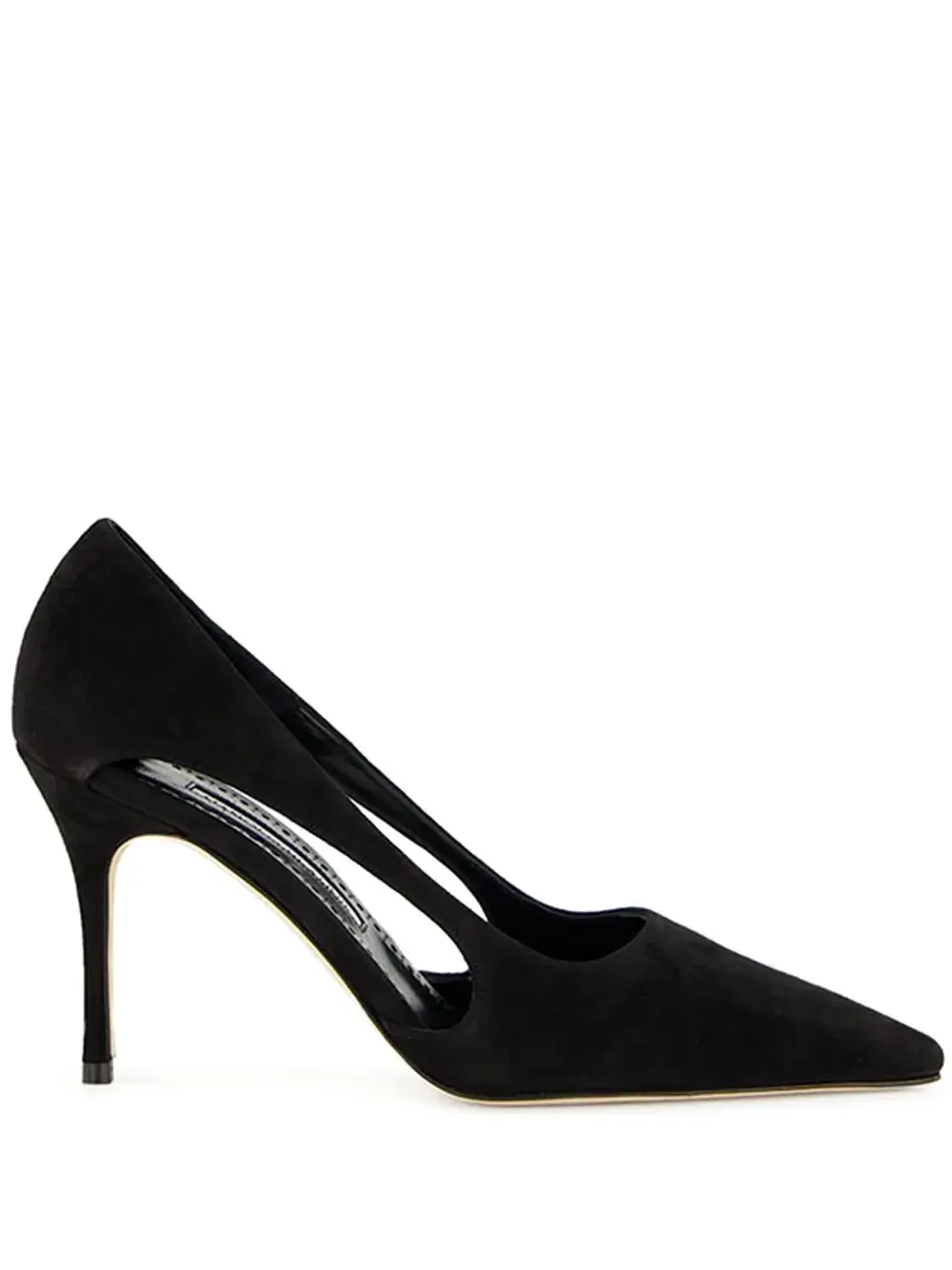 Туфли с вырезами Manolo Blahnik, черный
