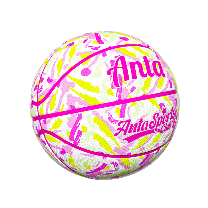 

ANTA Резиновый баскетбольный мяч pink размер 7 размер 5 тренировочный соревновательный unisex