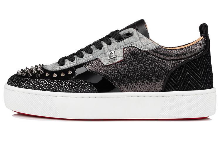 

Christian Louboutin Стильные скейтбординг кроссовки мужские low top Black/Gray