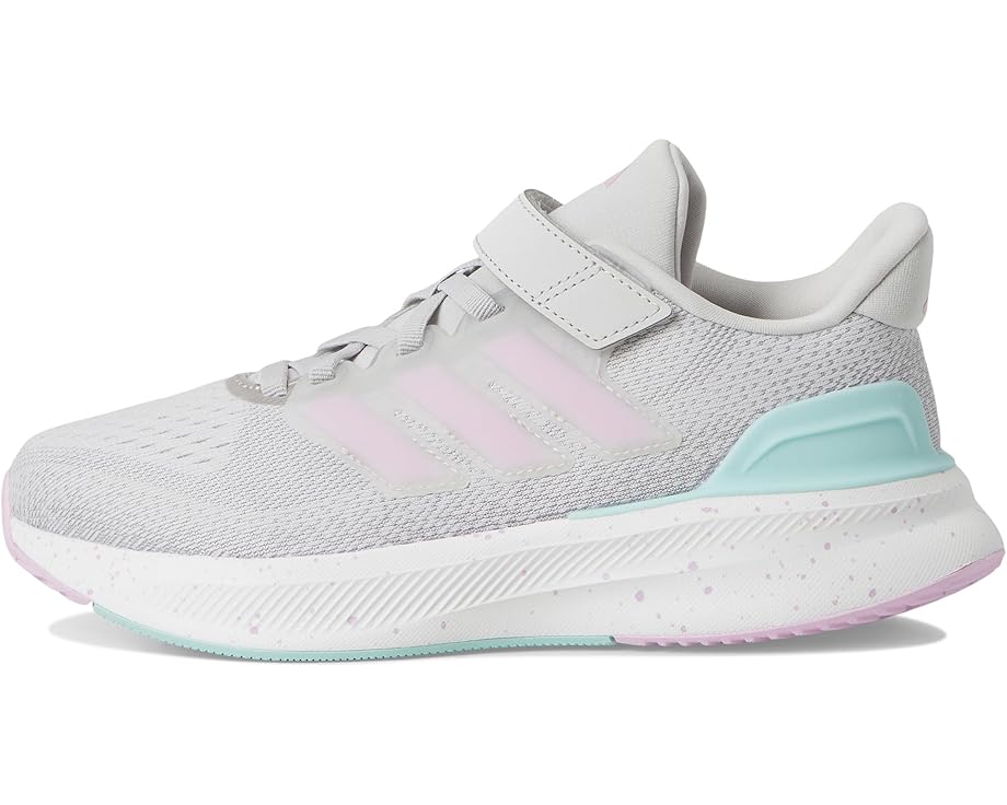 Кроссовки adidas Kids Ultrarun 5 Elastic Lace Shoes, цвет Grey/Bliss Lilac/Semi Flash Aqua — фото 4