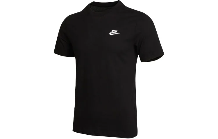 Nike Футболка спортивная мужская черная
