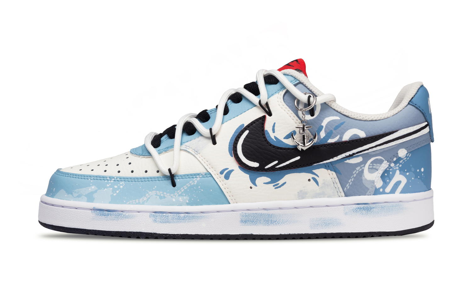 

Nike Кроссовки для скейтборда Court Vision 1 Navigator Sailor износостойкие и легкие низкие мужские blue