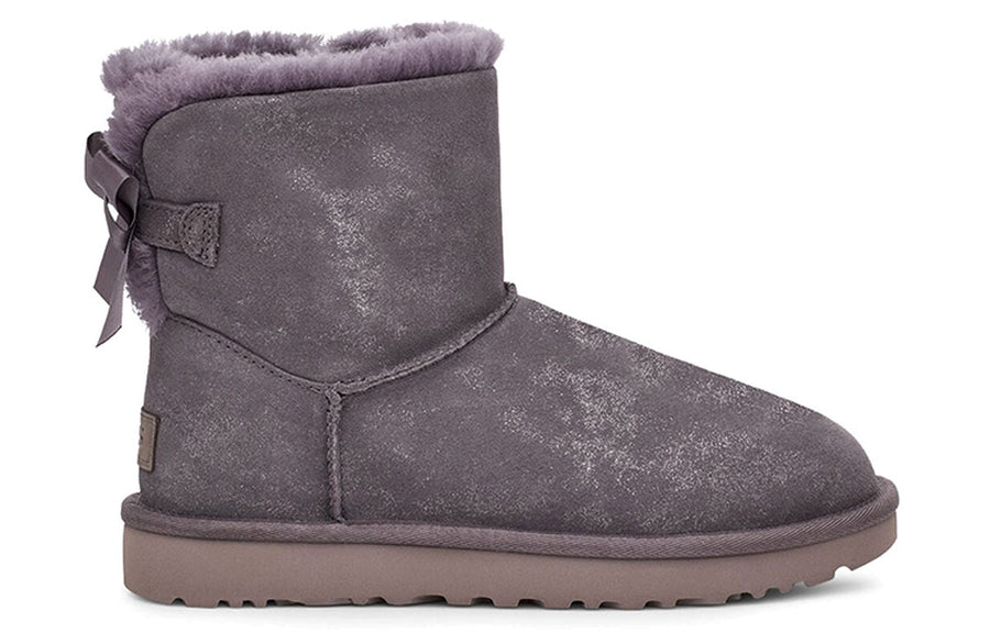 Ботинки зимние UGG WMNS Mini Bailey Bow II, фиолетовый — фото 2