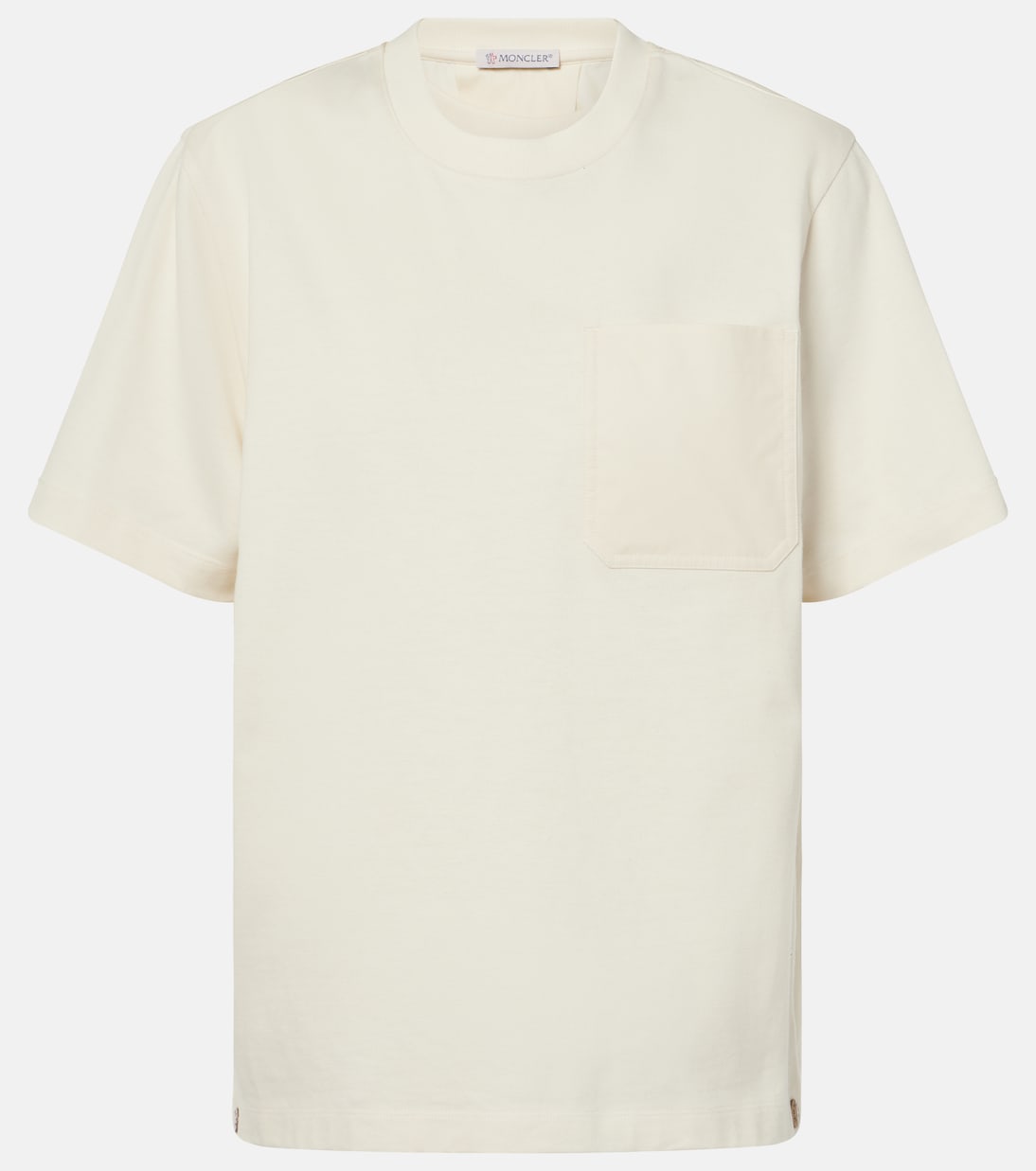 

Хлопковая футболка из джерси Moncler, 050 - White