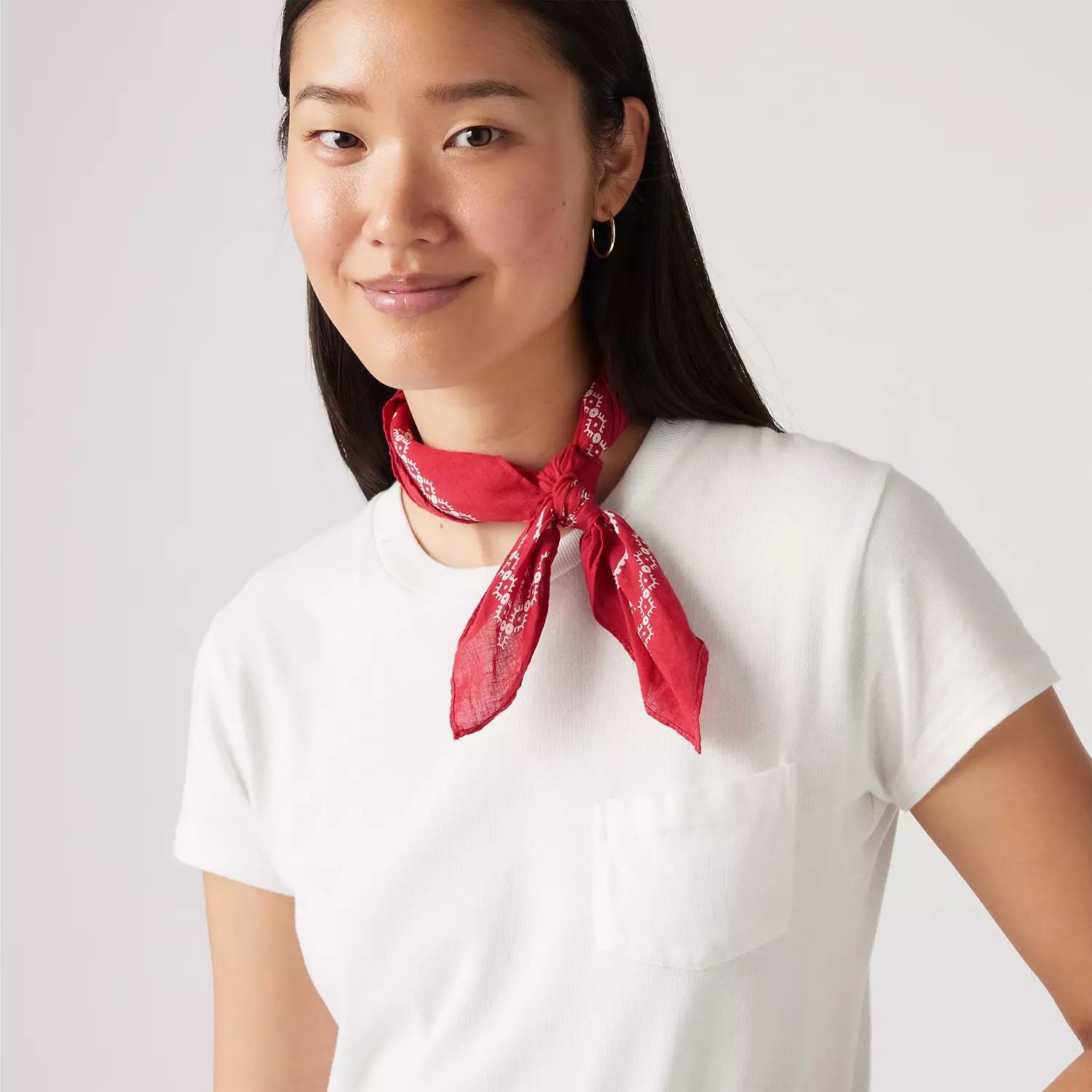 

Бандана с узором «Пейсли» Levi's, цвет Regular Red