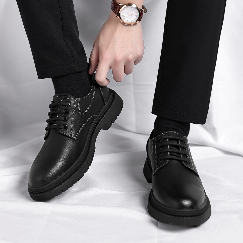 Туфли мужские Men"s Casual Men Low-Top Shanpijiang, черный — фото 3