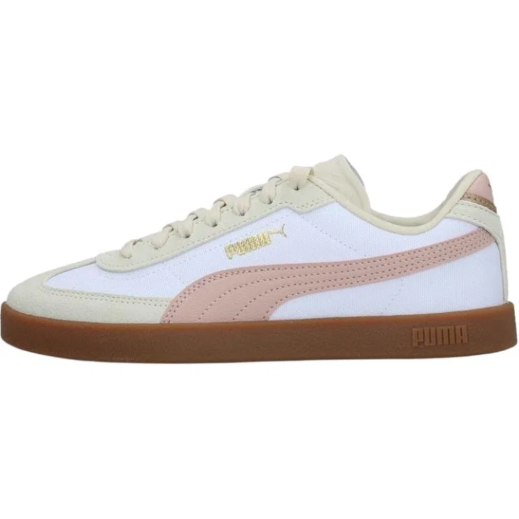 Кроссовки для скейтбординга Club II Era Low top Kids' White/Pink для подростков PUMA