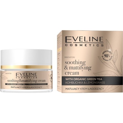 

Eveline Cosmetics Органический золотой успокаивающий и матирующий крем 50 мл