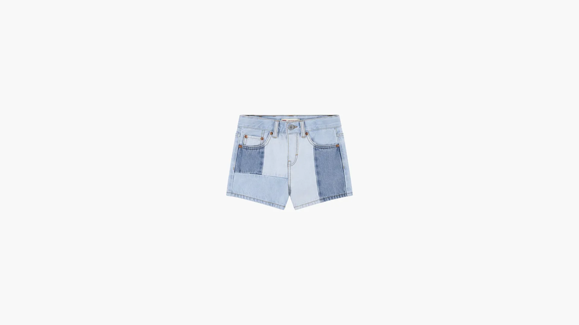 

Шорты для девочек с блокировкой тени, 4-6x Levi's, цвет Shady - Light Wash