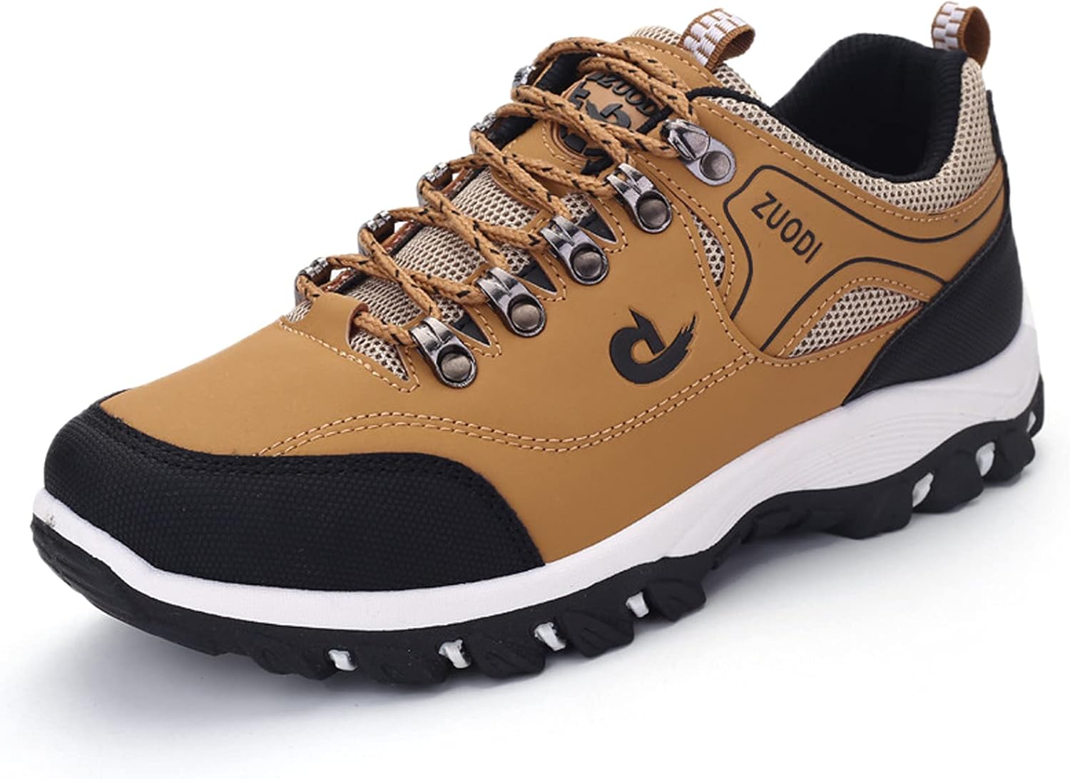 

Альпинистические ботинки Hongrenamz Мужская легкая туфля для кемпинга Велосипедная спортивная обувь Пешие прогулки Треккинг на открытом воздухе, желтый