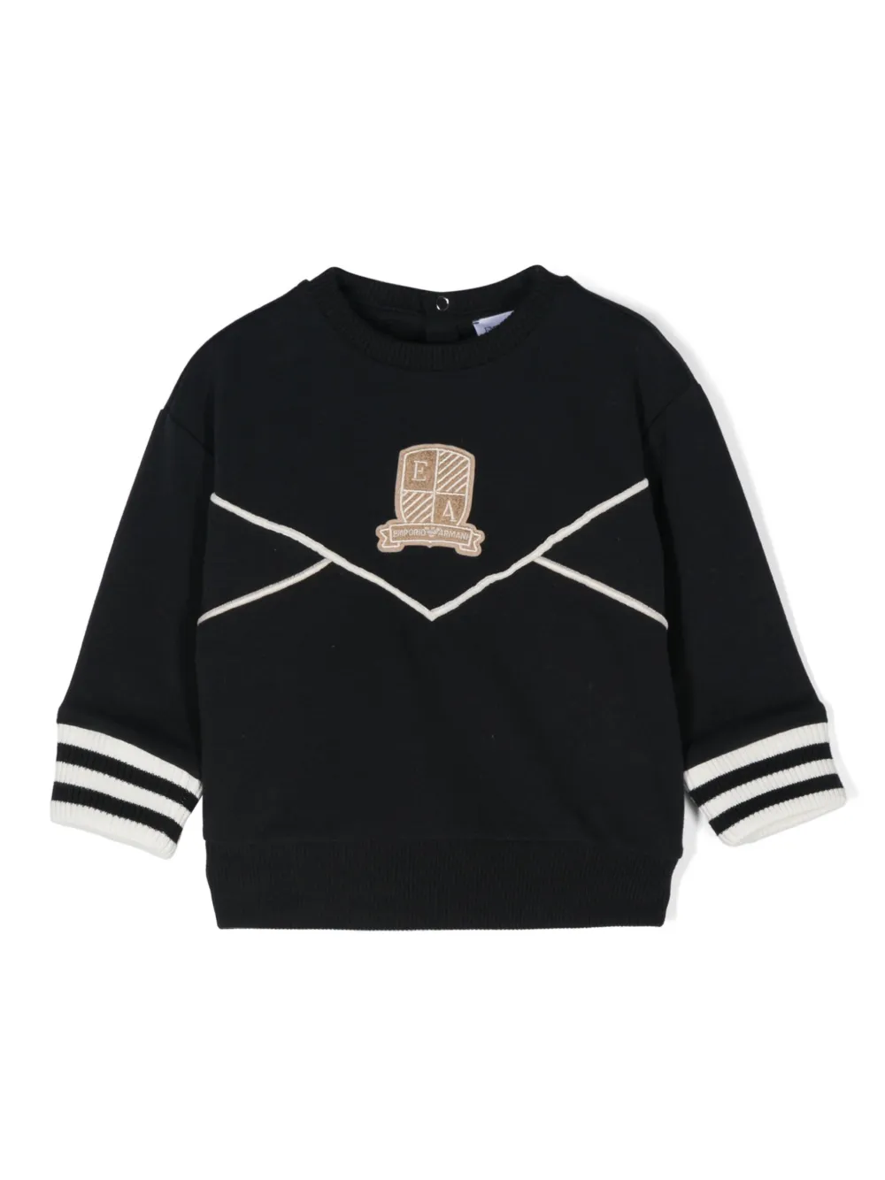 

Толстовка с нашивкой-логотипом Emporio Armani Kids, синий