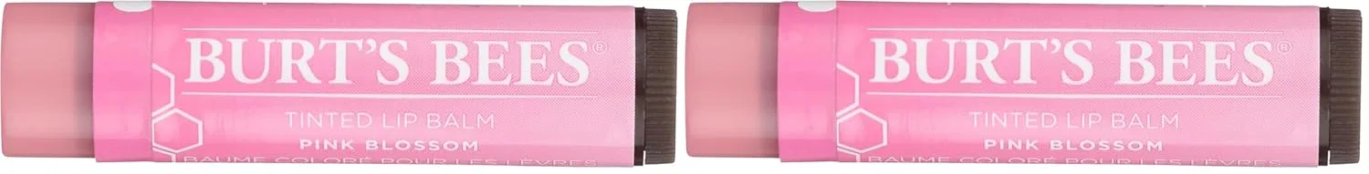 Тонирующий бальзам для губ Burt's Bees Pink Blossom, 2 шт. Burt'S Bees, Pink Blossom