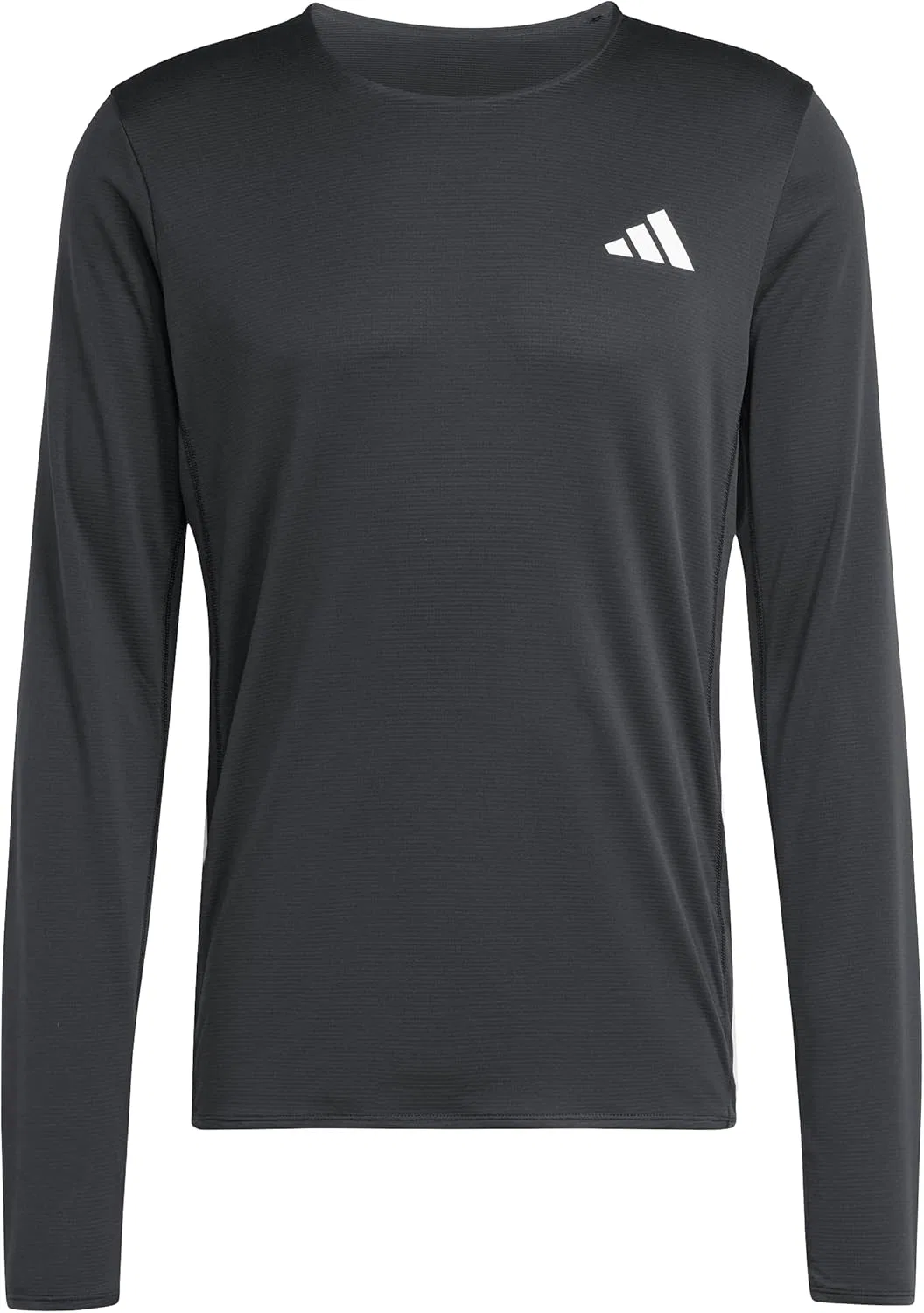 Футболка для бега Adidas Adizero с длинным рукавом, черный