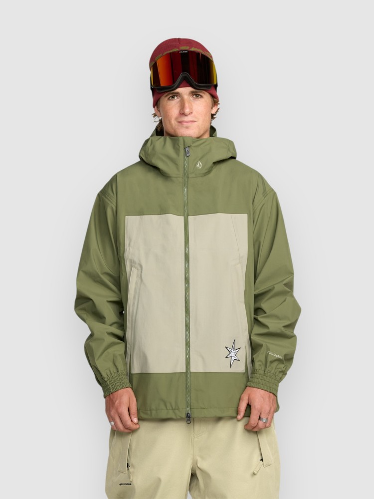

Куртка для сноуборда Volcom Arthur 3L Jacke, dark olive