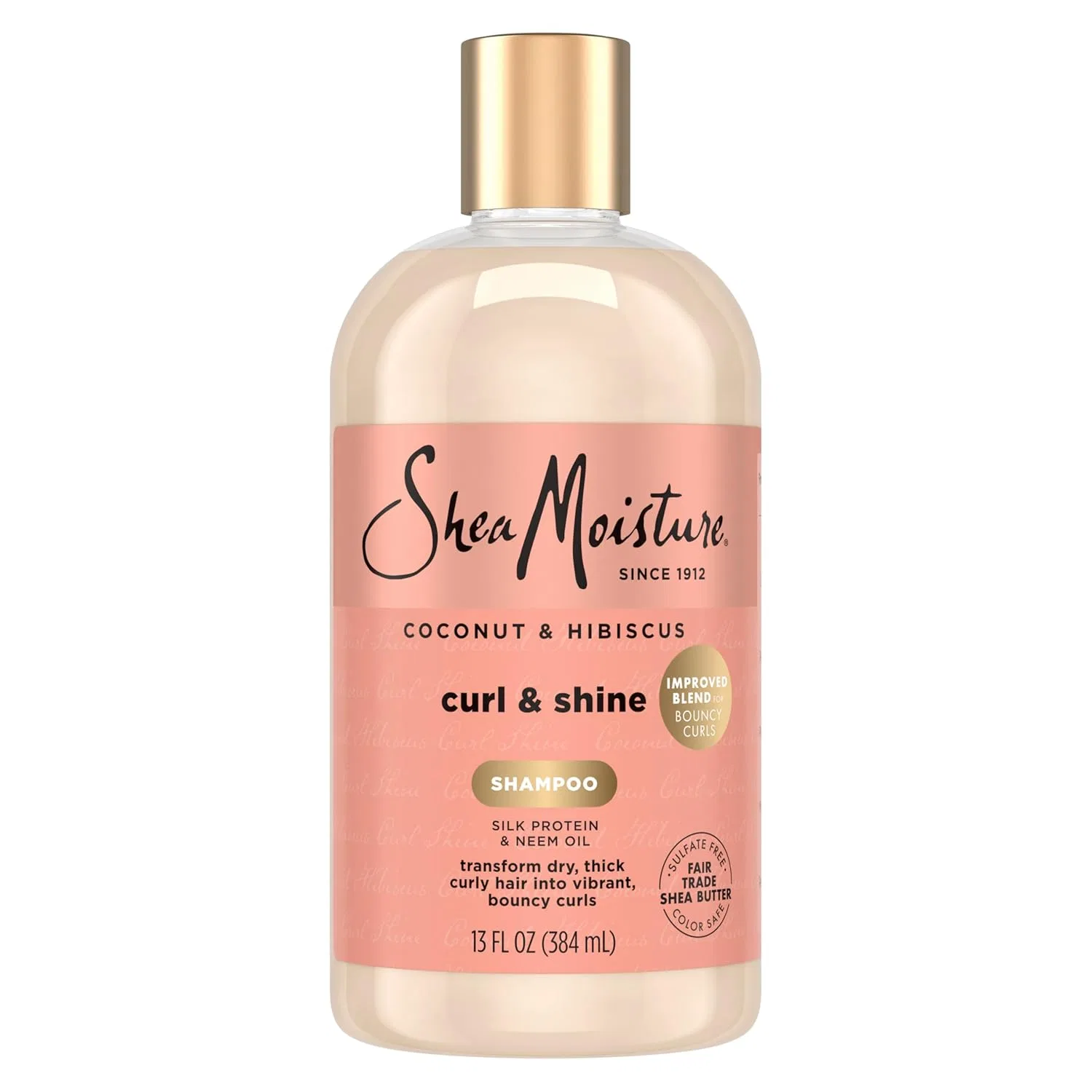 Шампунь для кудрявых и блестящих волос «Coconut & Hibiscus Curl & Shine» от Shea Moisture Shea Moisture