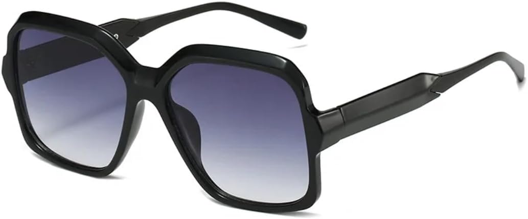 

Роскошные солнцезащитные очки для женщин с контрастной цветовой гаммой, градиентной оправой и ретро-дизайном, а также мужские солнцезащитные очки с защитой от УФ-излучения UV400 SZVVBKK, Black Gray