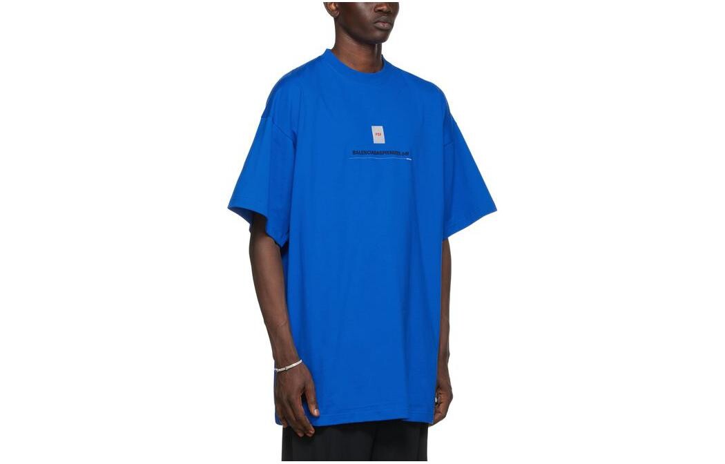

Мужская футболка Balenciaga, синий