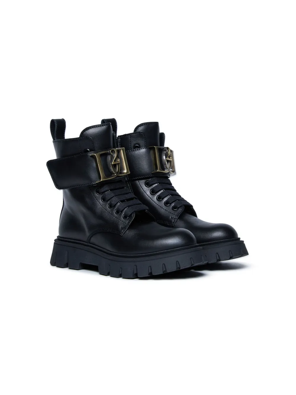 

Кожаные ботинки DSQUARED2 KIDS, черный