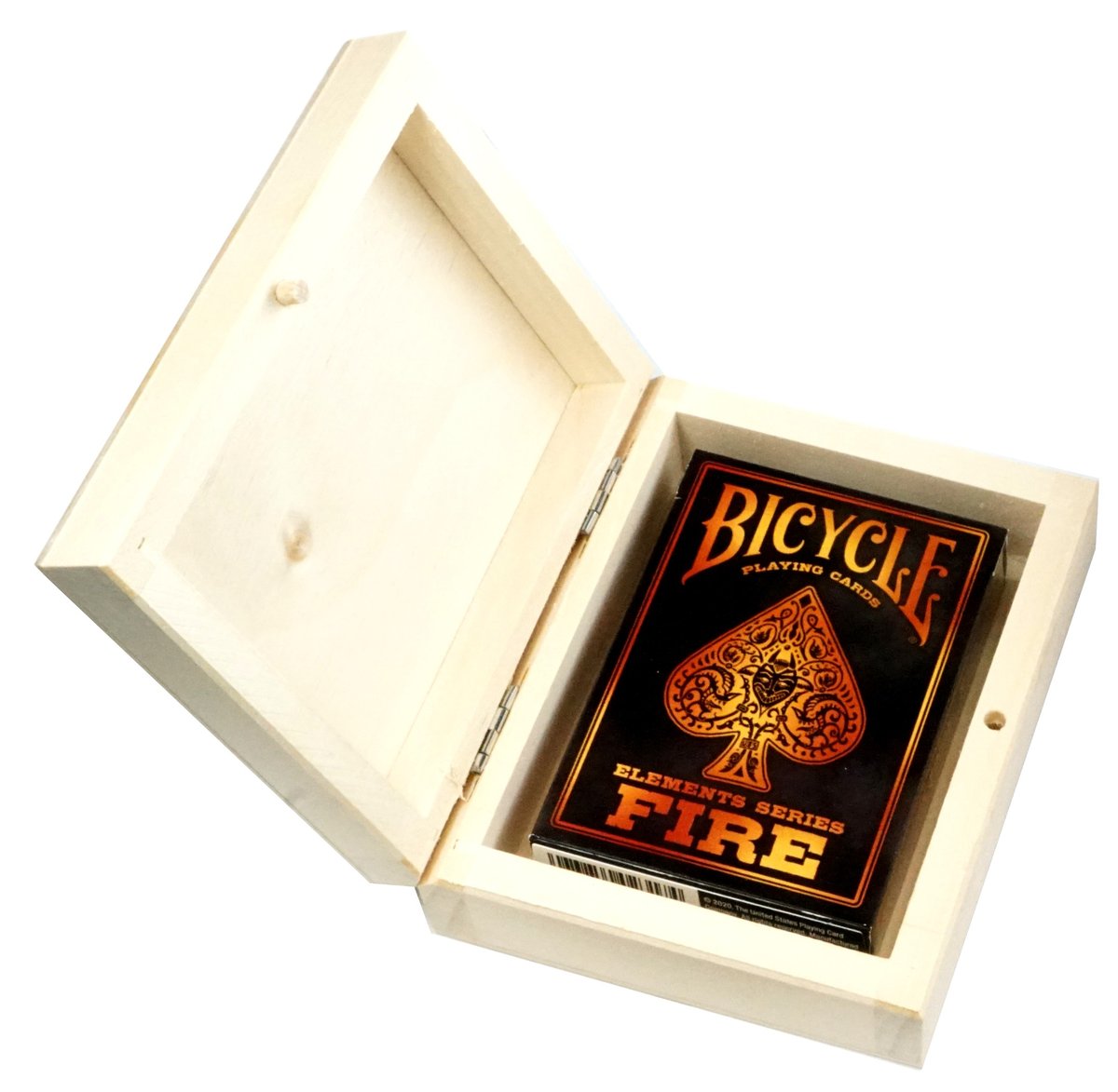 

Игральные карты BICYCLE FIRE 1 DECK в деревянной коробке* Inna marka