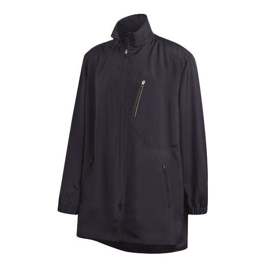 

Куртка men's y-3 stand collar zipper casual jacket black Adidas, черный