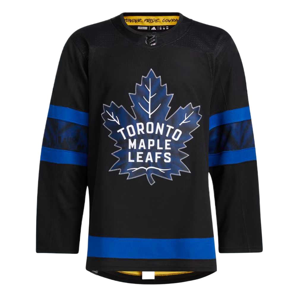 

Оригинальная альтернативная футболка Toronto Maple Leafs X Drew House Adidas, черный