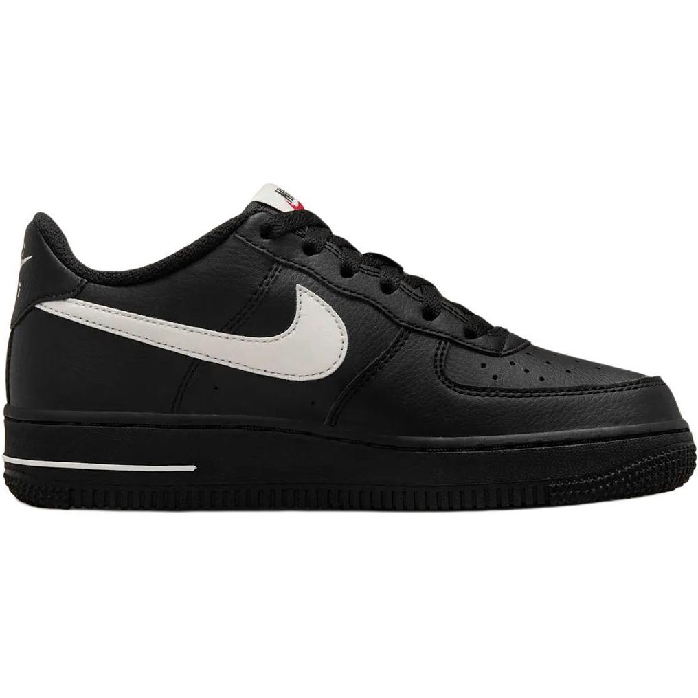 Nike Детские кроссовки для скейтбординга Air Force 1 с противоскользящей подошвой, износостойкие, черные — фото 2
