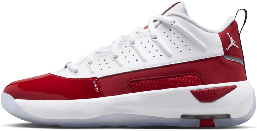 Мужские кроссовки Jordan Max Aura 7 (HQ2091-106, белый/белый-червоно-черный) — фото 2