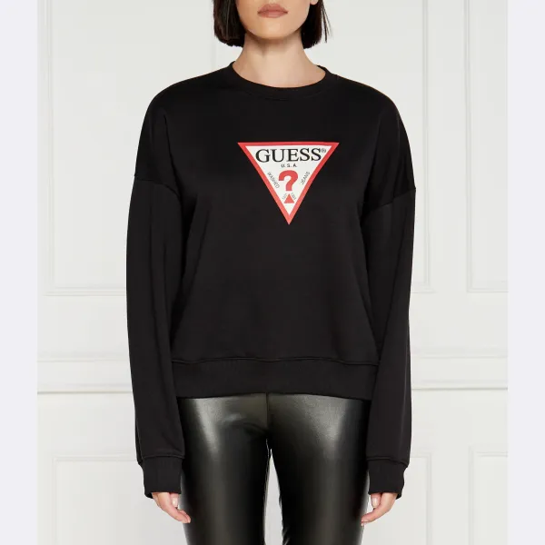 

Толстовка оверсайз Guess, черный